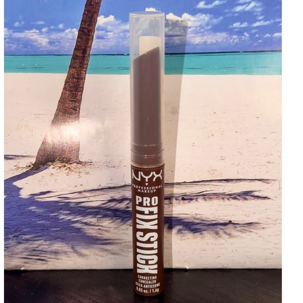 NYX Pro Fix Stick Correcting Concealer 18 Rich Espresso 0.05oz Brown Matte Stick